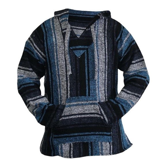 Baja Tops - Woven Baja Short Hoodie
